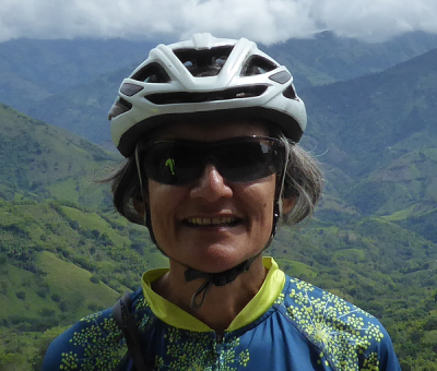  Minaxi Patel Cycling on the  tour with redspokes